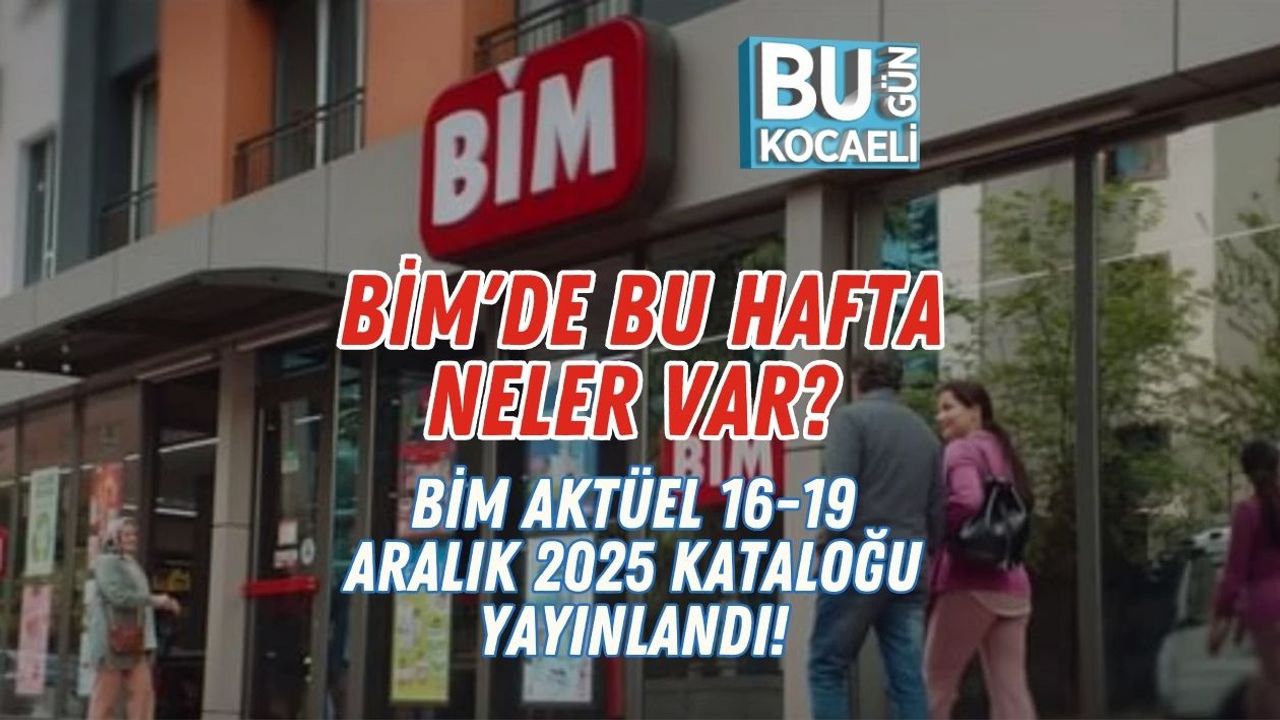 BİM'de Bu Hafta Neler Var? BİM Aktüel 16-19 Aralık 2025 Kataloğu Yayınlandı!