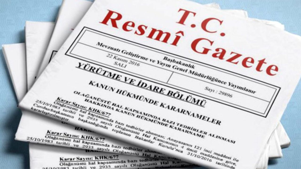 Bugün Resmî Gazete’de Neler Var? (7 Aralık 2025)
