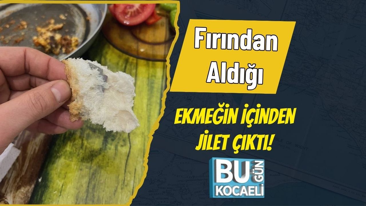 Fırından Aldığı Ekmeğin İçinden Jilet Çıktı!