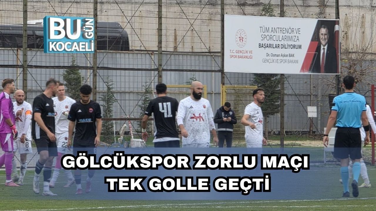 Gölcükspor Zorlu Maçı Tek Golle Geçti