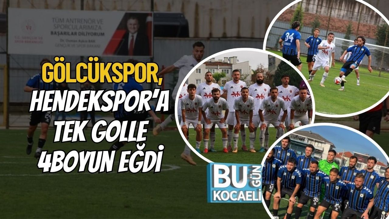 Gölcükspor, Hendekspor’a Tek Golle Boyun Eğdi