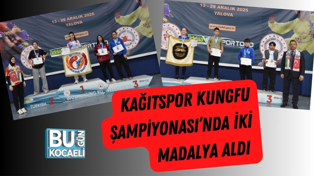 Kağıtspor Kungfu Şampiyonası’nda İki Madalya Aldı