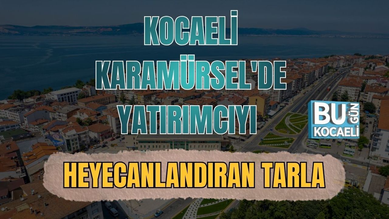 Kocaeli Karamürsel'de Yatırımcıyı Heyecanlandıran Tarla