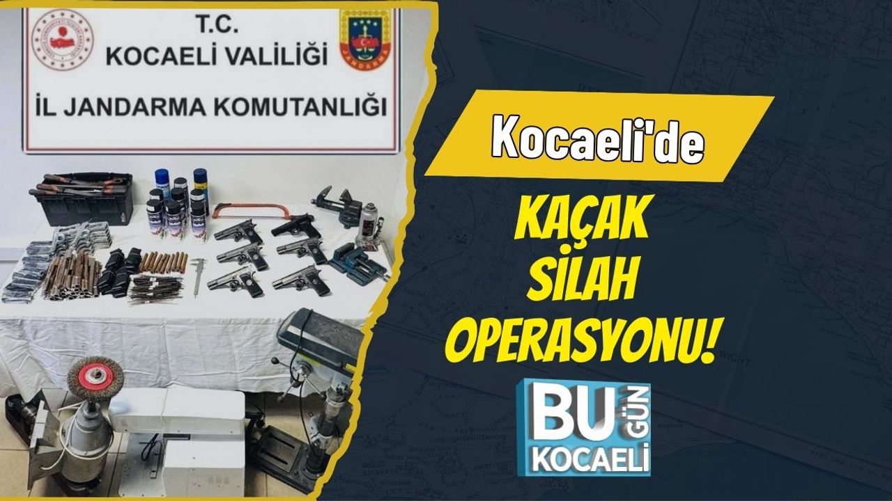 Kocaeli'de Kaçak Silah Operasyonu!
