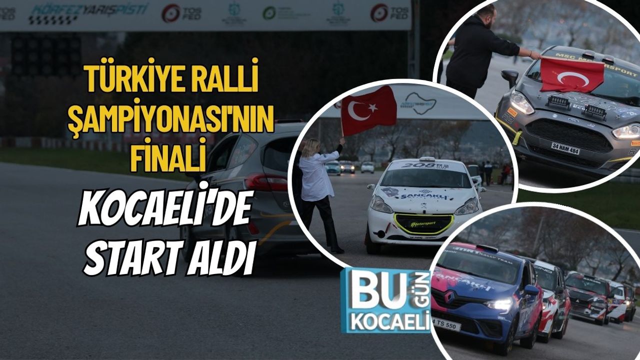 Türkiye Ralli Şampiyonası'nın Finali Kocaeli'de Start Aldı