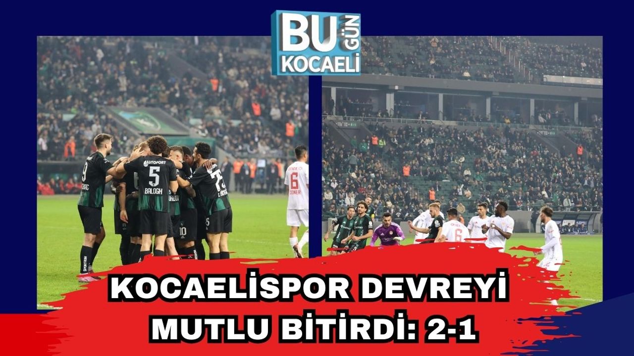 Kocaelispor Devreyi Mutlu Bitirdi: 2-1