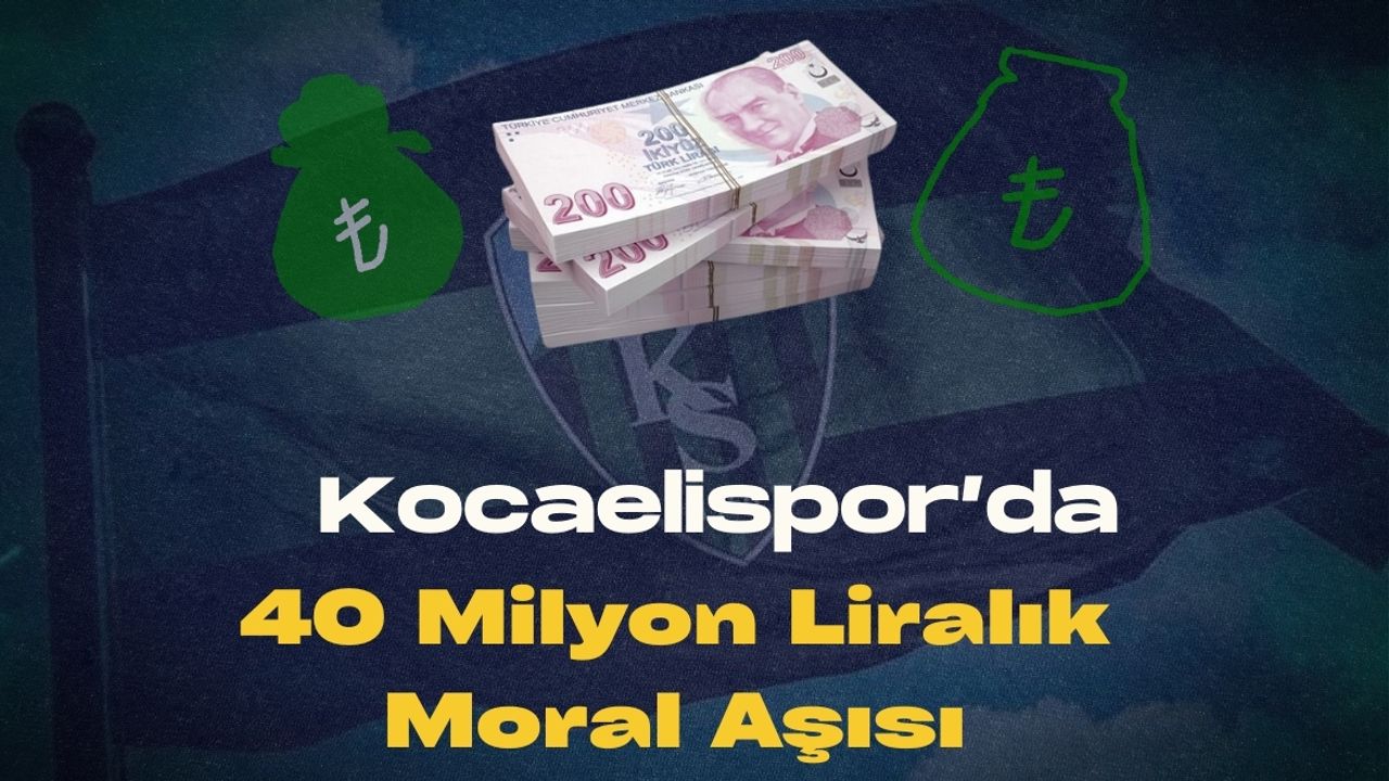 Kocaelispor’da 40 Milyon Liralık Moral Aşısı