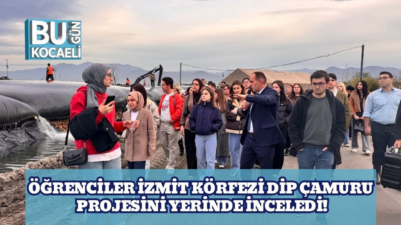 Öğrenciler İzmit Körfezi Dip Çamuru Projesini Yerinde İnceledi!