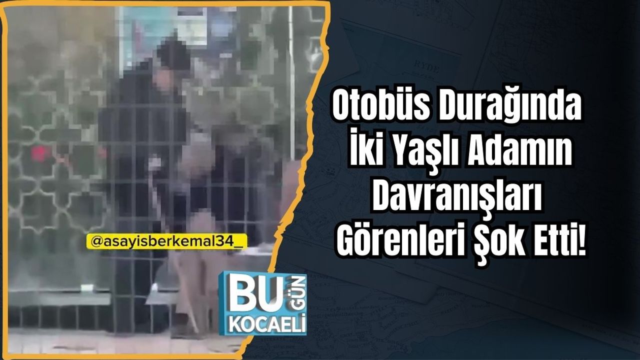 Otobüs Durağında İki Yaşlı Adamın Davranışları Görenleri Şok Etti!