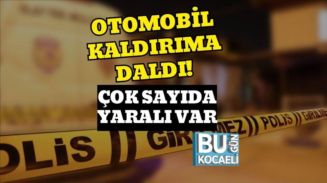 Otomobil Kaldırıma Daldı! Çok Sayıda Yaralı Var
