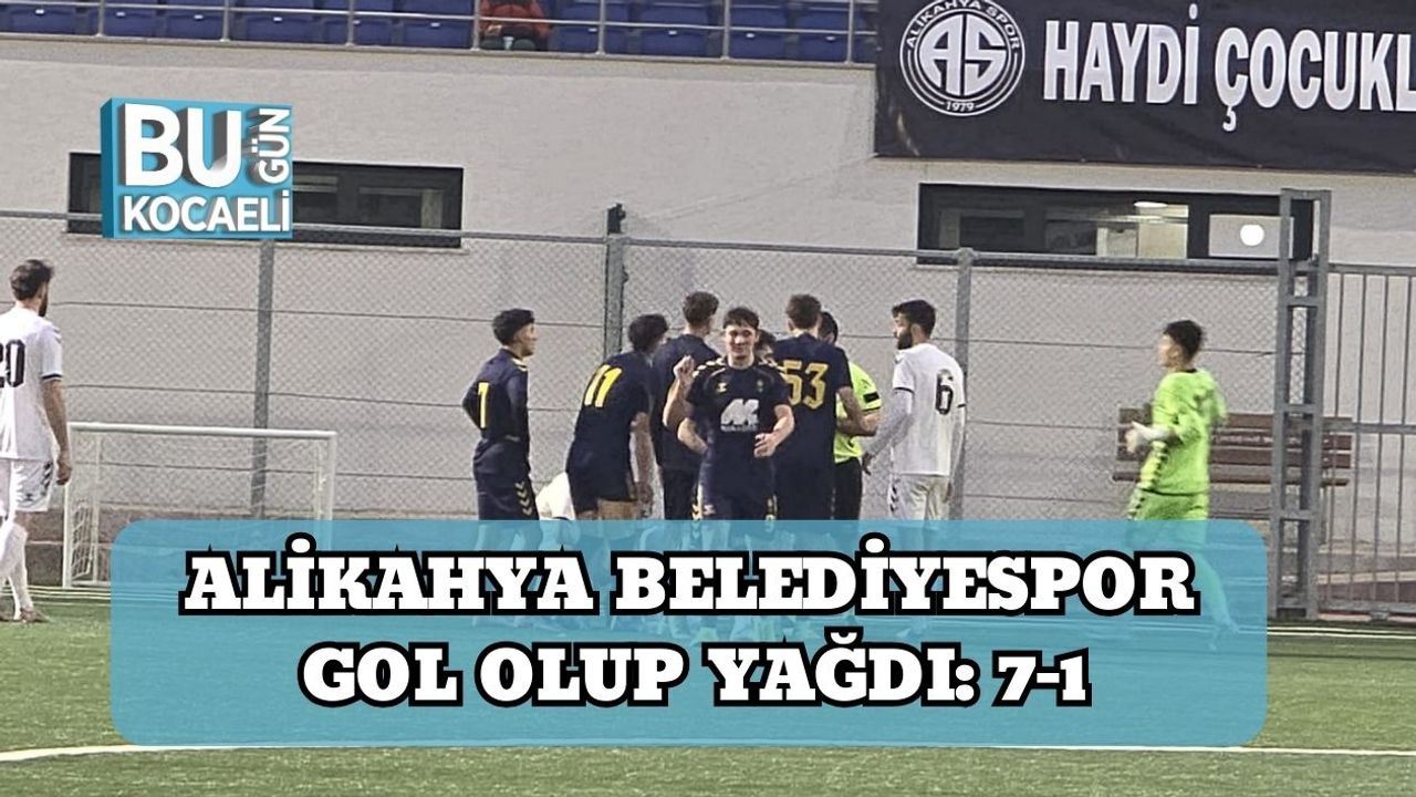 Alikahya Belediyespor Gol Olup Yağdı: 7-1