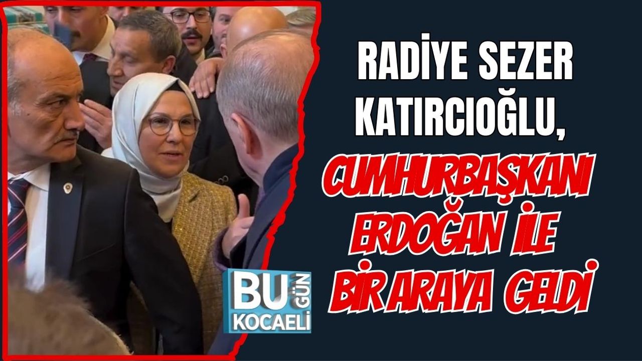 Radiye Sezer Katırcıoğlu, Cumhurbaşkanı Erdoğan İle Bir Araya Geldi