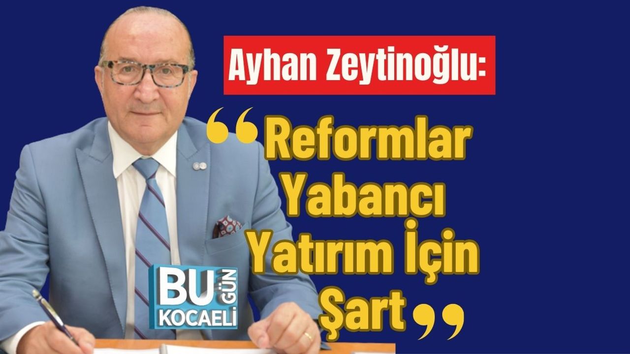 Ayhan Zeytinoğlu: "Reformlar Yabancı Yatırım İçin Şart"