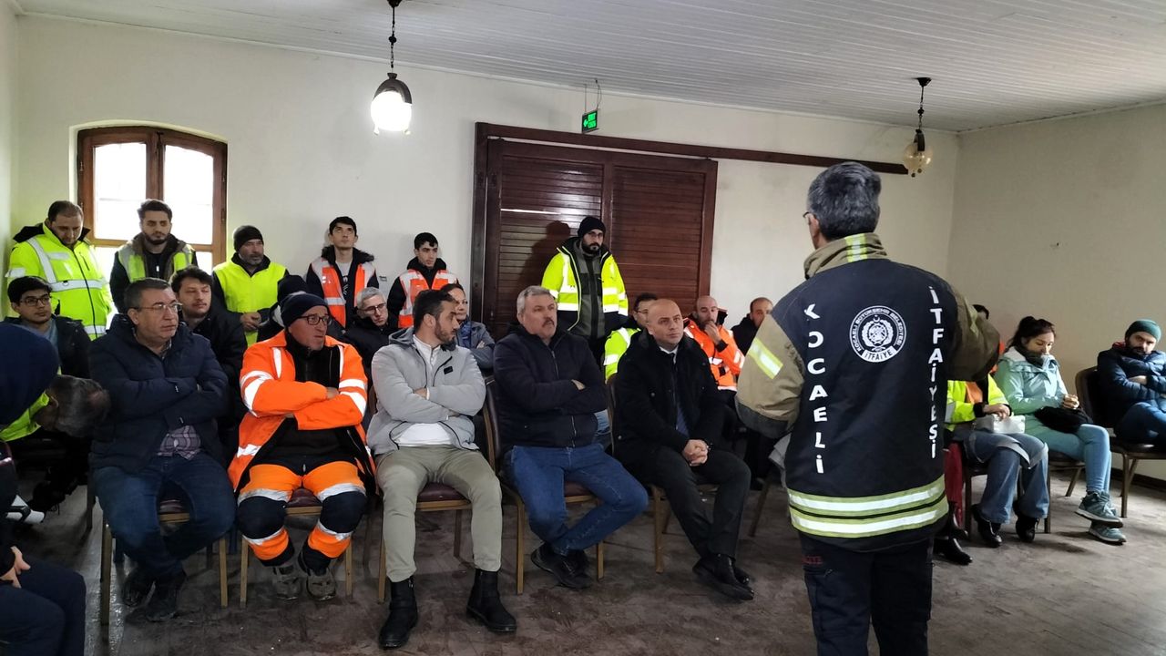 TCDD Personeline Yangın Eğitimi: Müdahale Kabiliyeti Artırılıyor