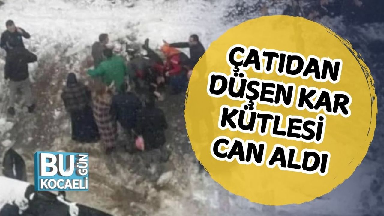 Çatıdan Düşen Kar Kütlesi Can Aldı