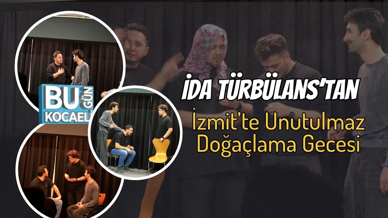 İDA Türbülans’tan İzmit’te Unutulmaz Doğaçlama Gecesi