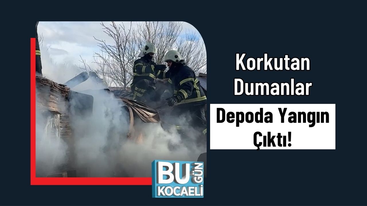 Korkutan Dumanlar: Depoda Yangın Çıktı!