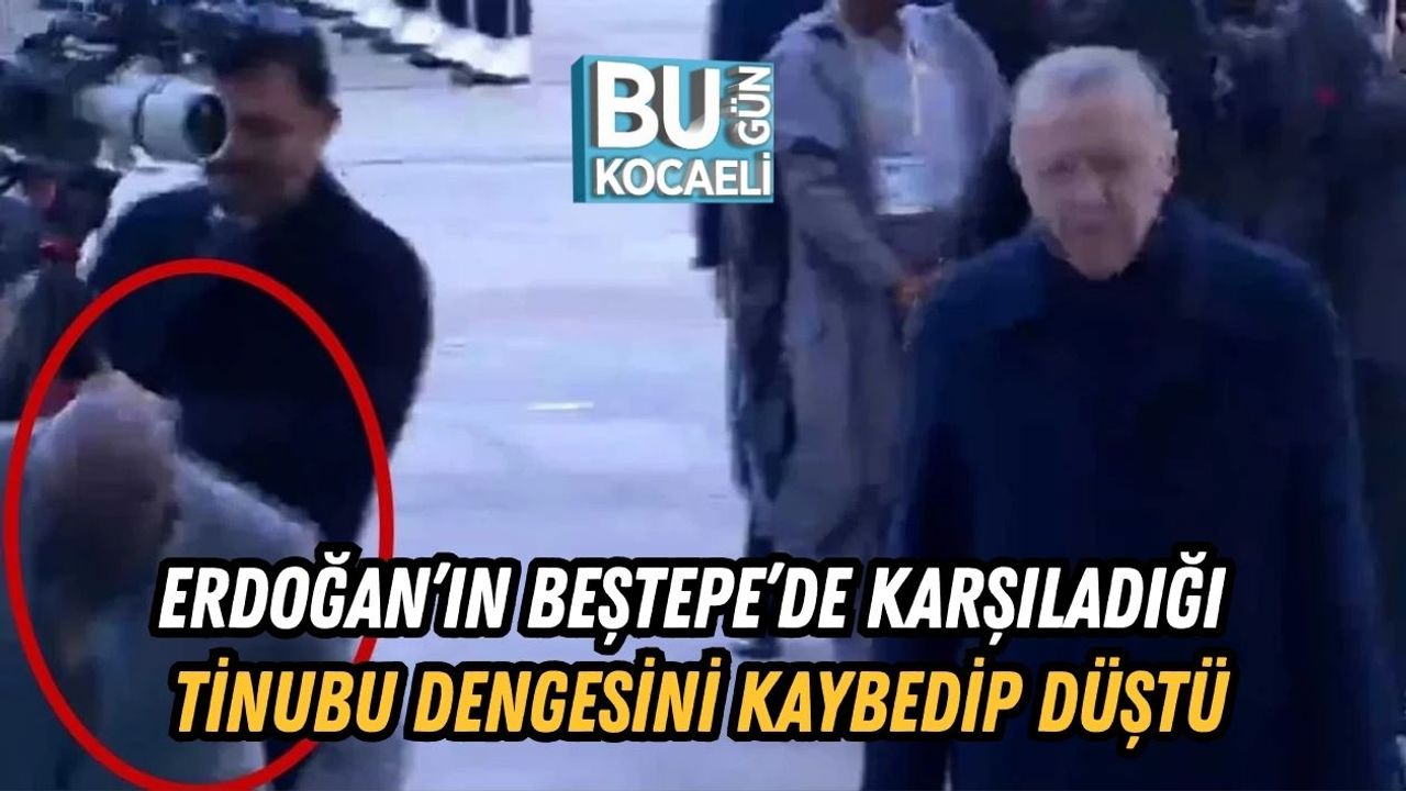 Erdoğan’ın Beştepe’de Karşıladığı Tinubu Dengesini Kaybedip Düştü