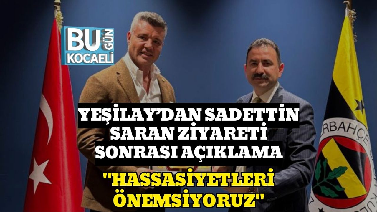 Yeşilay’dan Sadettin Saran Ziyareti Sonrası Açıklama: "Hassasiyetleri Önemsiyoruz"