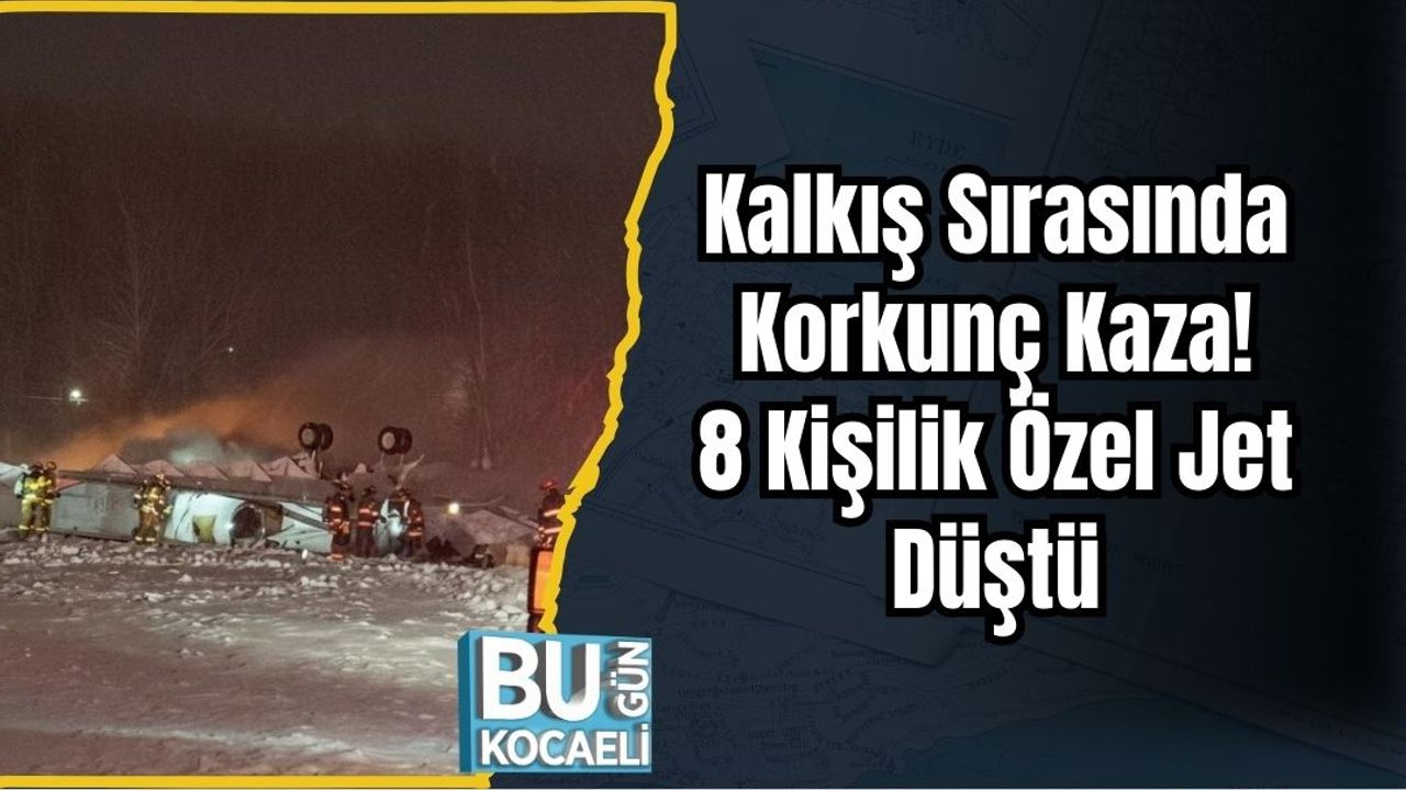 Kalkış Sırasında Korkunç Kaza: 8 Kişilik Özel Jet Düştü