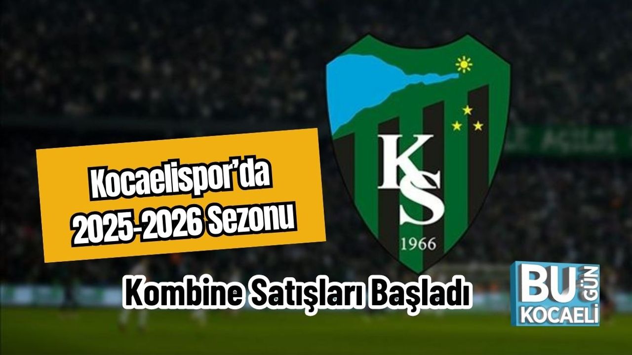 Kocaelispor’da 2025-2026 Sezonu Kombine Satışları Başladı