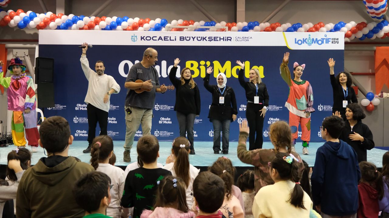 Okula Bi’ Mola Etkinlikleri Karamürsel’de Çocuklarla Buluştu