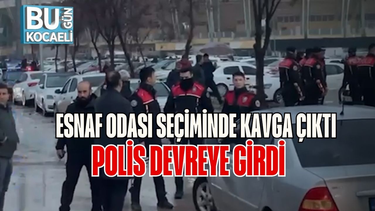 Esnaf Odası Seçiminde Kavga Çıktı, Polis Devreye Girdi