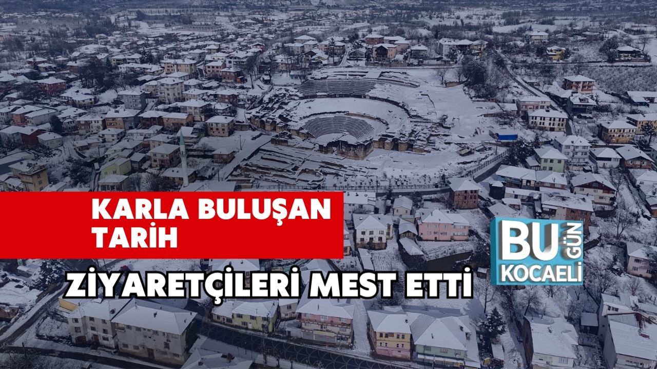 Karla Buluşan Tarih Ziyaretçileri Mest Etti