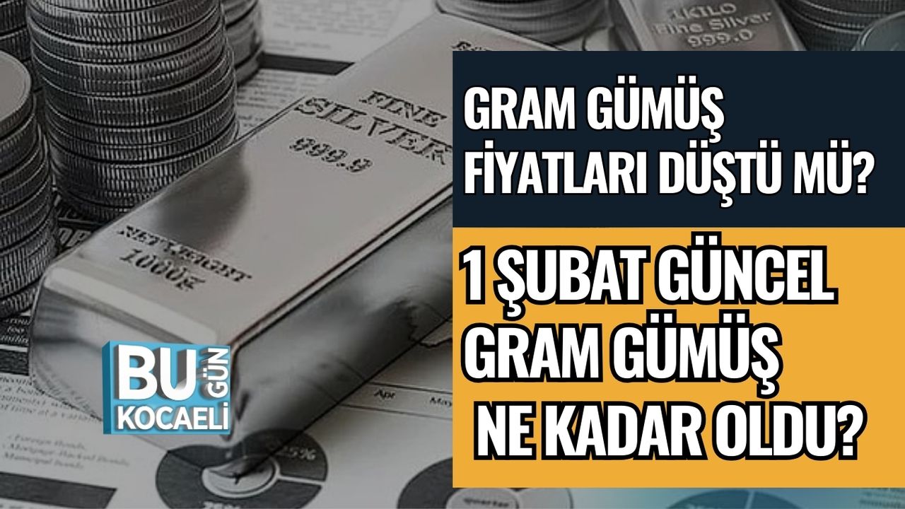Gram Gümüş Fiyatları Düştü mü? 1 Şubat Güncel Gram Gümüş Ne Kadar Oldu?