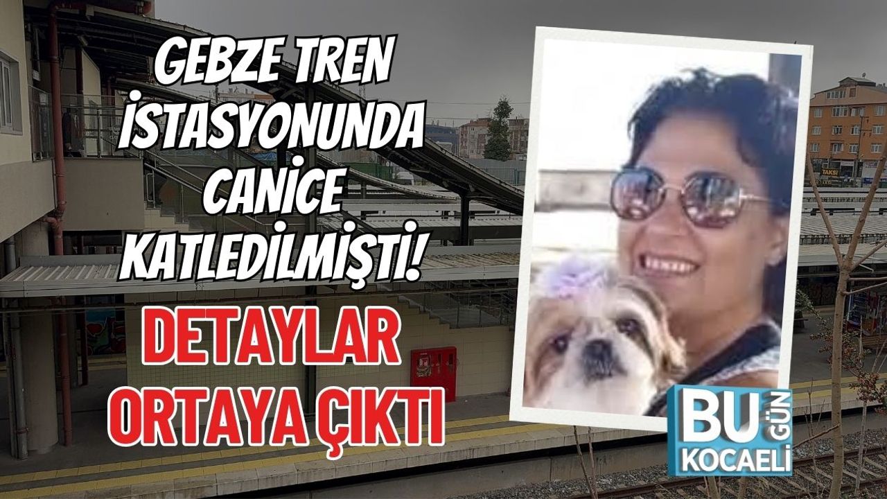 GEBZE TREN İSTASYONUNDA CANİCE KATLEDİLMİŞTİ! DETAYLAR ORTAYA ÇIKTI