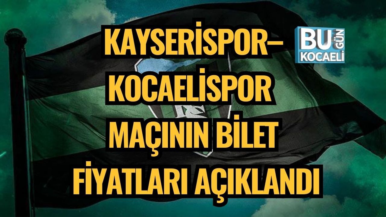 Kayserispor–Kocaelispor Maçının Bilet Fiyatları Açıklandı
