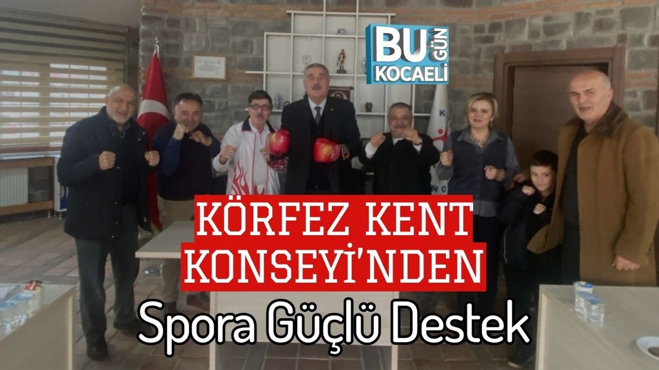 Körfez Kent Konseyi’nden Spora Güçlü Destek