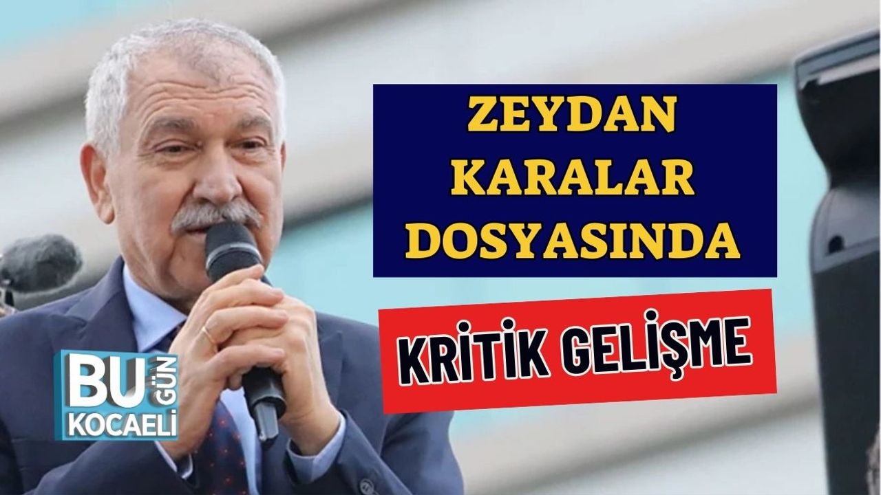 ZEYDAN KARALAR DOSYASINDA KRİTİK GELİŞME