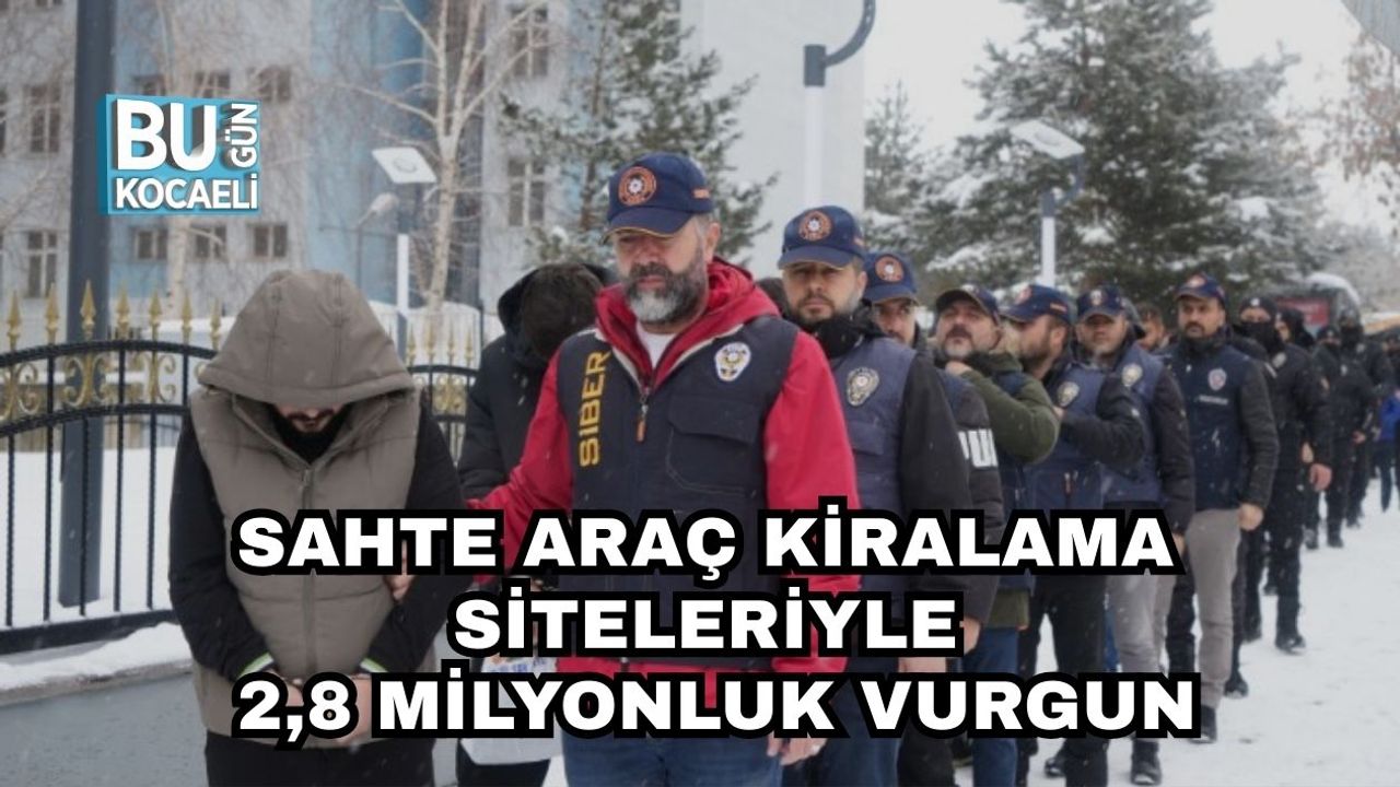 SAHTE ARAÇ KİRALAMA SİTELERİYLE 2,8 MİLYONLUK VURGUN