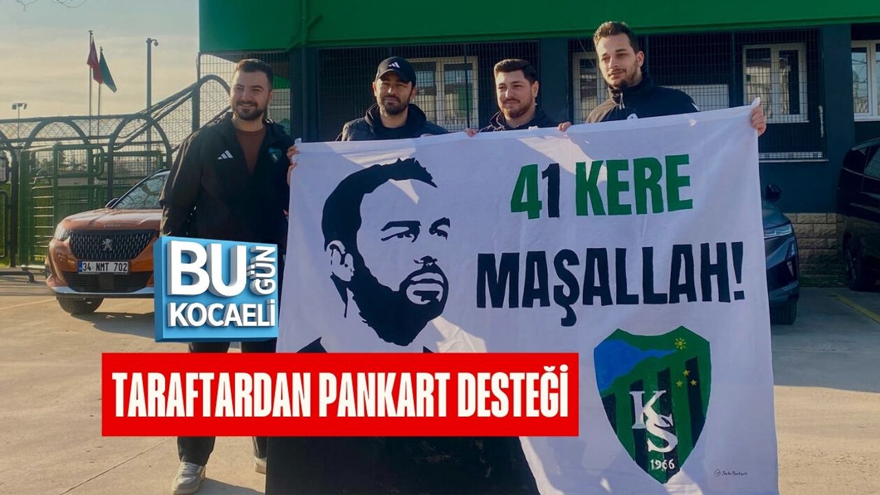 TARAFTARDAN PANKART DESTEĞİ
