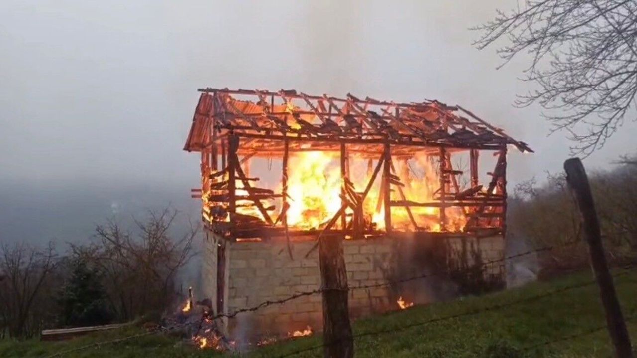 ALEV TOPUNA DÖNEN ARDİYE KÜLE DÖNDÜ