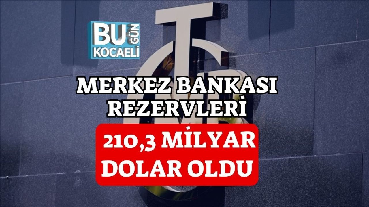 MERKEZ BANKASI REZERVLERİ 210,3 MİLYAR DOLAR OLDU