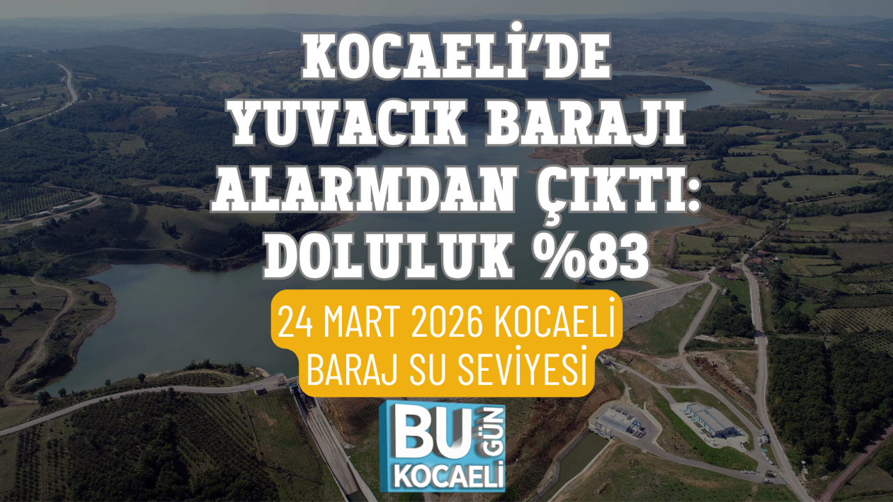 KOCAELİ’DE YUVACIK BARAJI ALARMDAN ÇIKTI: DOLULUK %83