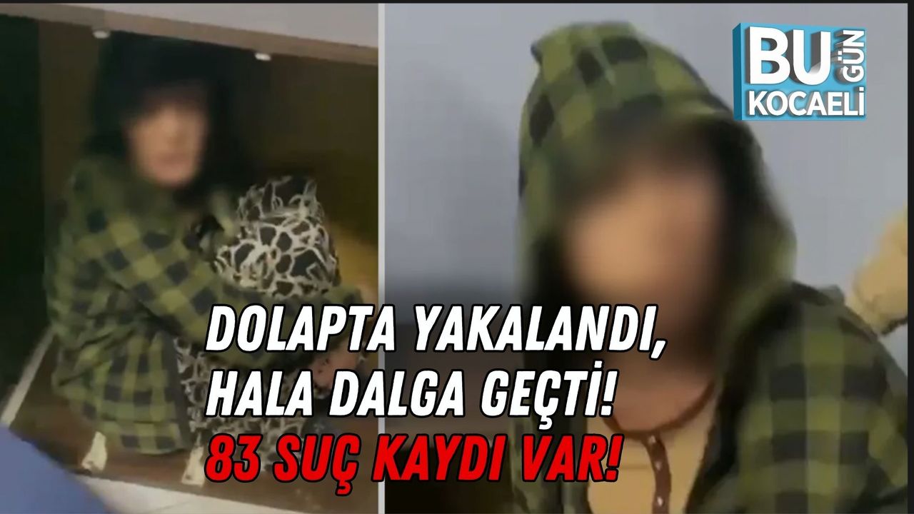 DOLAPTA YAKALANDI, HALA DALGA GEÇTİ! 83 SUÇ KAYDI VAR!