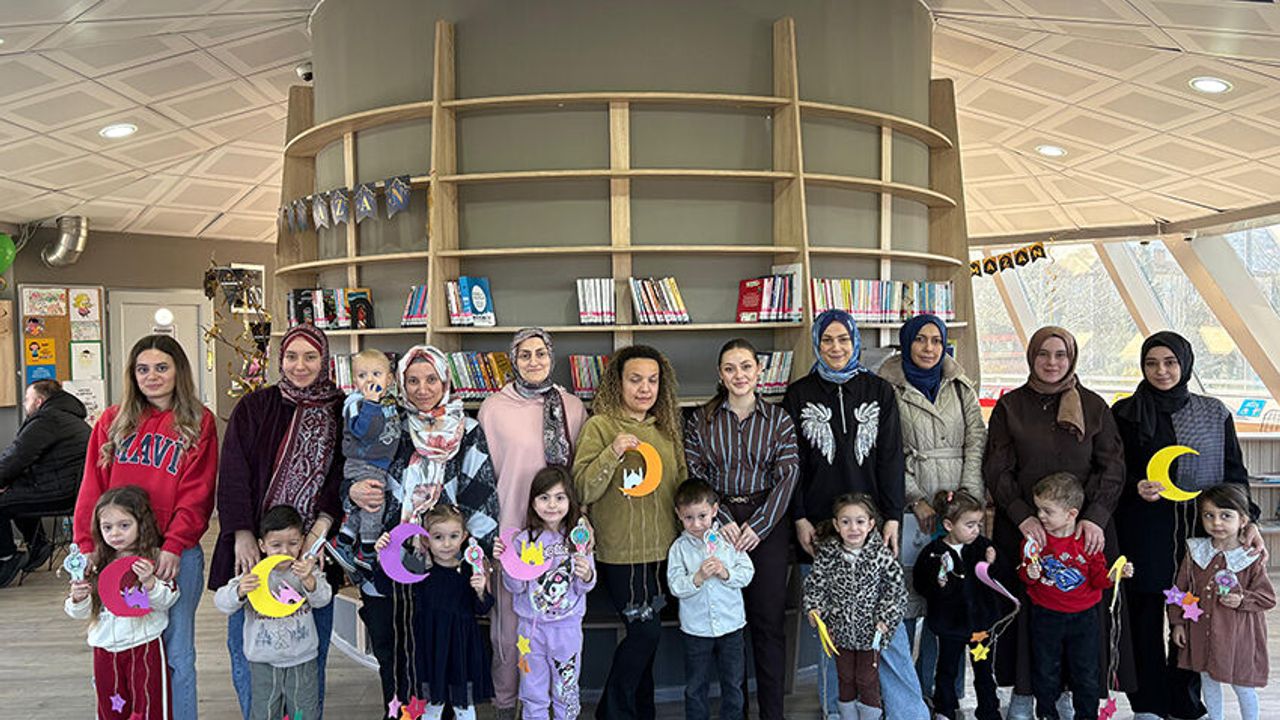 BAŞİSKELE ÇOCUK KÜTÜPHANESİ’NDE RAMAZAN ATÖLYELERİNE YOĞUN İLGİ