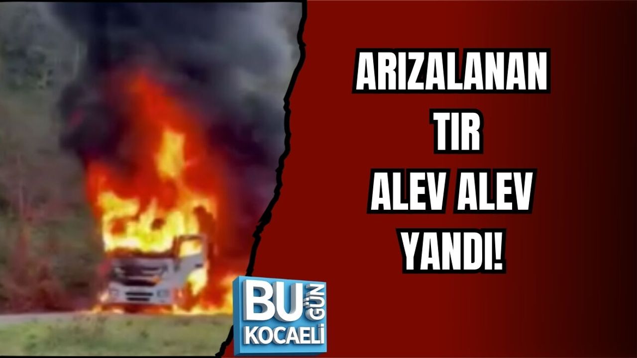 ARIZALANAN TIR ALEV ALEV YANDI!