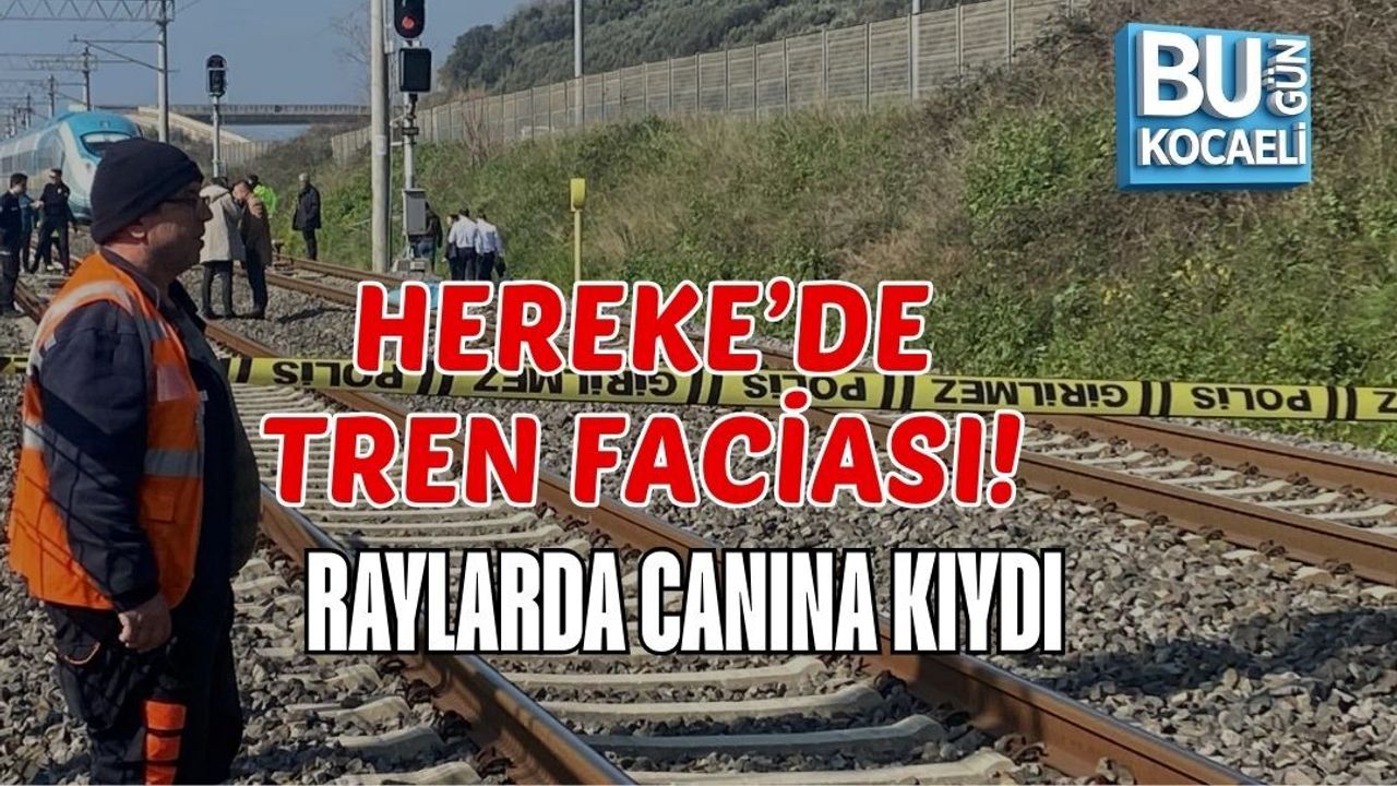 HEREKE’DE TREN FACİASI: RAYLARDA CANINA KIYDI