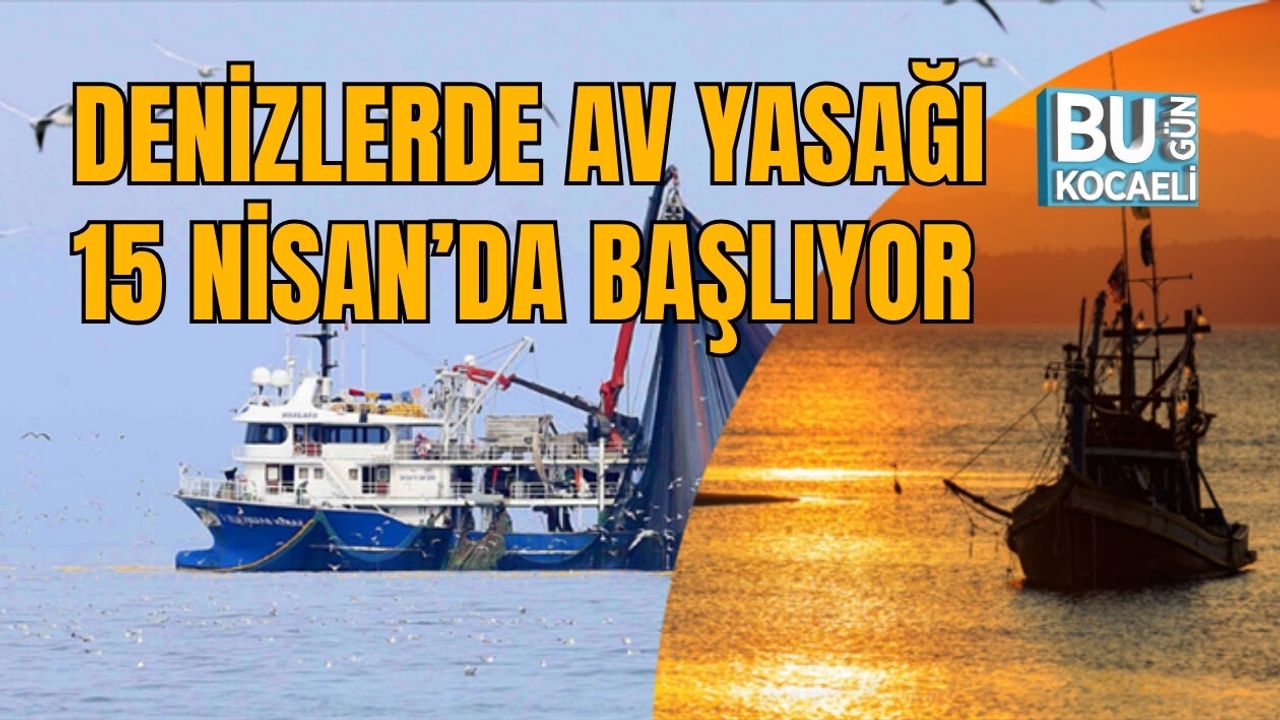DENİZLERDE AV YASAĞI 15 NİSAN 2026’DA BAŞLIYOR