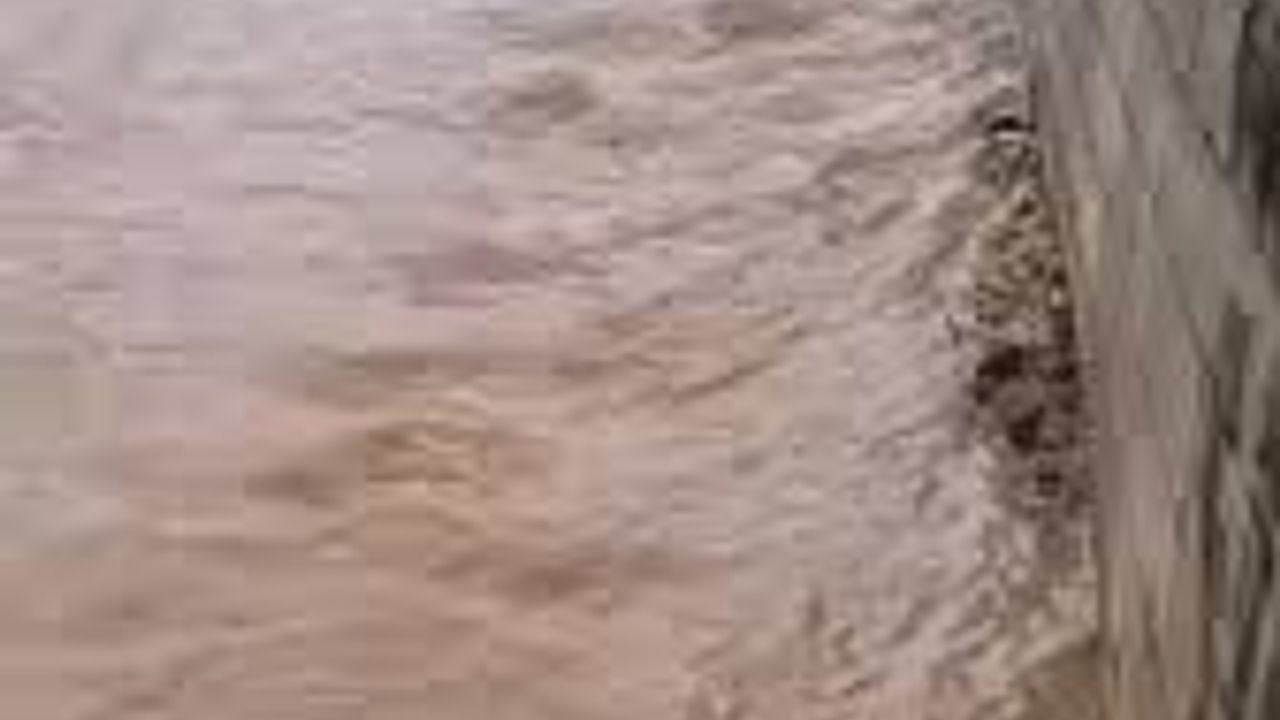 VİRANŞEHİR’DE SEL PANİĞİ! 9 KİŞİLİK AİLE SON ANDA KURTARILDI