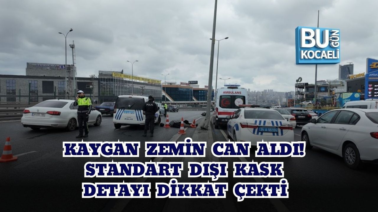 KAYGAN ZEMİN CAN ALDI! STANDART DIŞI KASK DETAYI DİKKAT ÇEKTİ