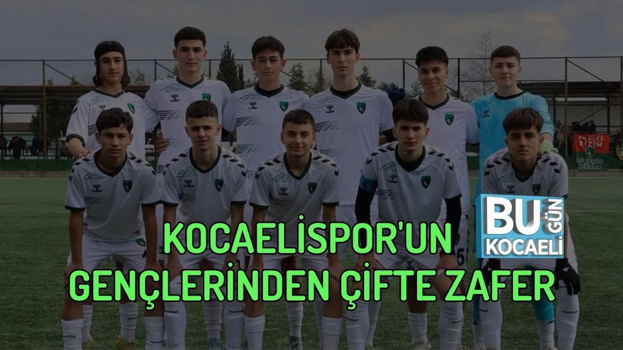 KOCAELİSPOR'UN GENÇLERİNDEN ÇİFTE ZAFER