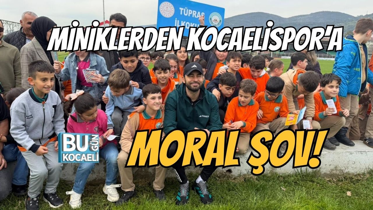 MİNİKLERDEN KOCAELİSPOR’A MORAL ŞOV!