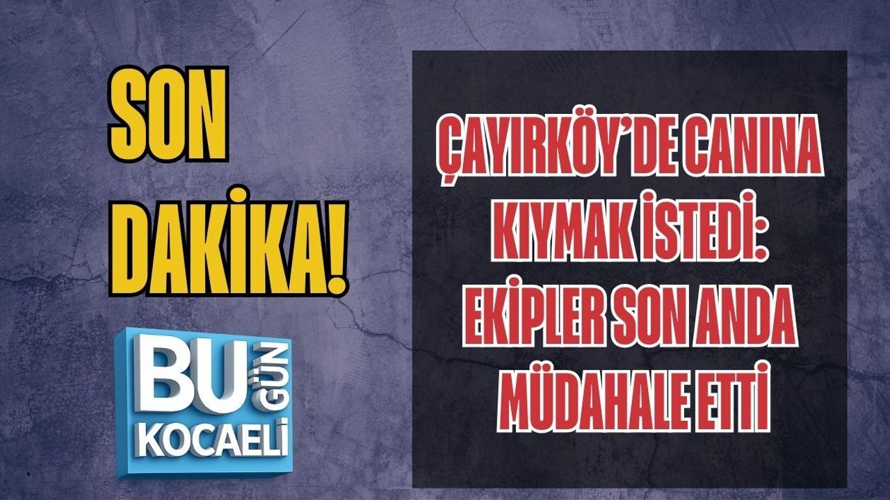 SON DAKİKA! ÇAYIRKÖY’DE CANINA KIYMAK İSTEDİ: EKİPLER SON ANDA MÜDAHALE ETTİ