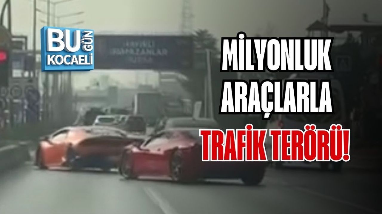 MİLYONLUK ARAÇLARLA TRAFİK TERÖRÜ!