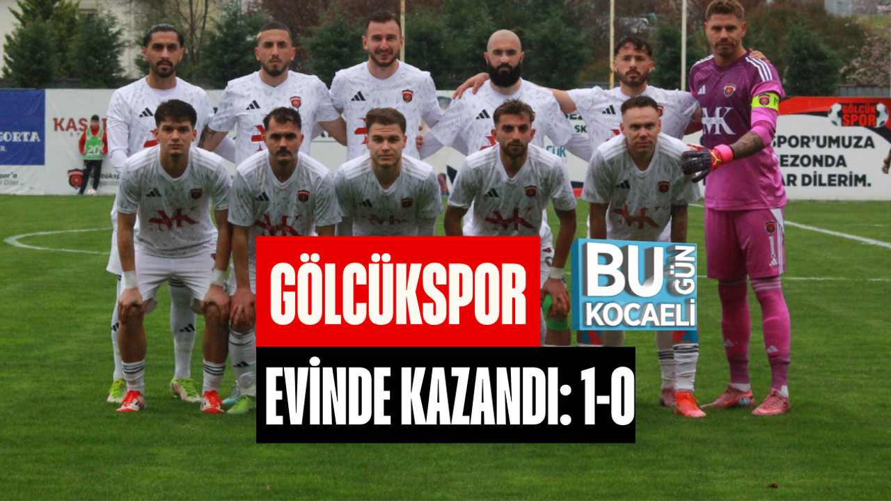 GÖLCÜKSPOR EVİNDE KAZANDI: 1-0